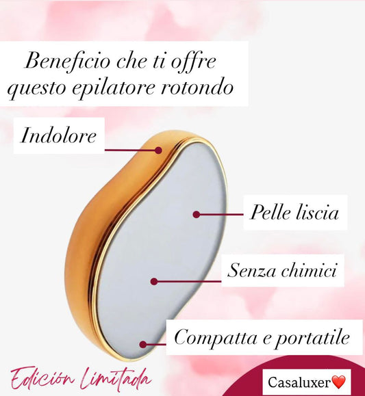 ✨ Epilatore in cristallo: pelle liscia in un attimo, senza dolore 💎